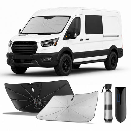 Windshield Sun Shade Umbrella: Custom Fit for Toyota-Camry 2000-2026