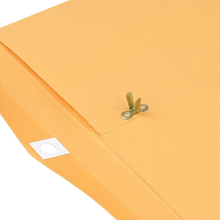 HOIGON 120 Pack 3 Sizes Clasp Envelopes, Kraft Paper Catalog Envelopes with Metal Clasp for Document Filing, Storage and Mailing (6x9, 9x12, 10x13 Inches)