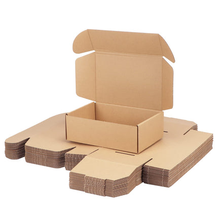 50 Pack 6x4x2 inch Small Shipping Boxes, White Mailing Boxes