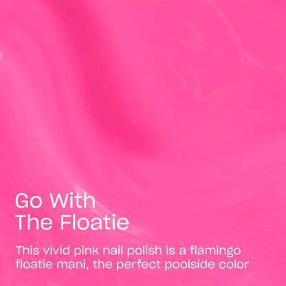 Go with the Floatie Cool Hot Pink Crème Nail Lacquer - photo 2