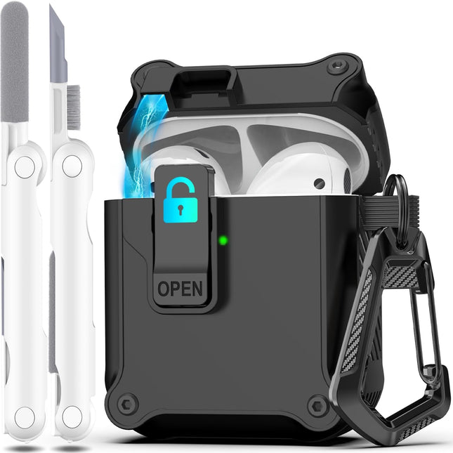 2019 Earbud Case with Lock, Cleaning Kit & Keychain