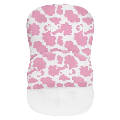Pink Cow Print Cover for Baby Nest for Newborn & Infant Lounger Slipcover Elastic Fabric Nest Cover Fits - photo 2