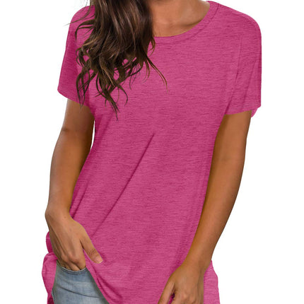 Womens Loose Fit Tshirts Short Sleeve Summer Tops Casual Workout Yoga Tunic T Shirts Tops