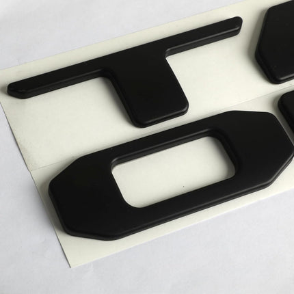 Tailgate Insert Letters Compatible with Tacoma 2024 2025 2026 3D Abs Plastic Emblems with Strong Adhesive Matte Black
