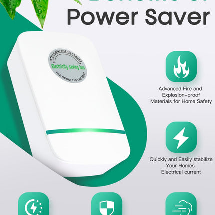 Stopwatt SmartPlug Device, Stop Watt Device Plug-in for Home & Office US Plug 90V-250V 30KW 4 Pack