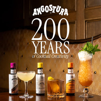 ANGOSTURA Aromatic Bitters, Cocktail Bitters for Professional and Home Mixologists, 100% Vegan, Kosher Certified, Sodium and Gluten Free, 4 FL OZ