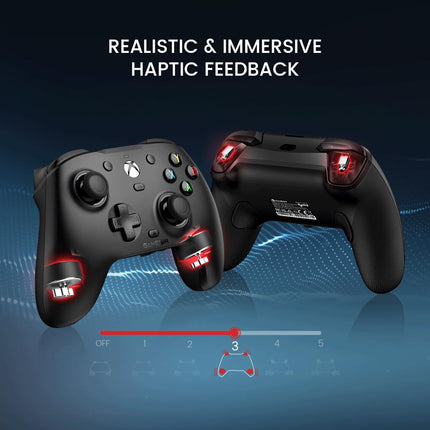 Wired Xbox Controller, Officially licensed Controller for Xbox Series X|S, Xbox One, Windows 10|11, PC, Video Game Controller with Hall Effect Sticks (Black)