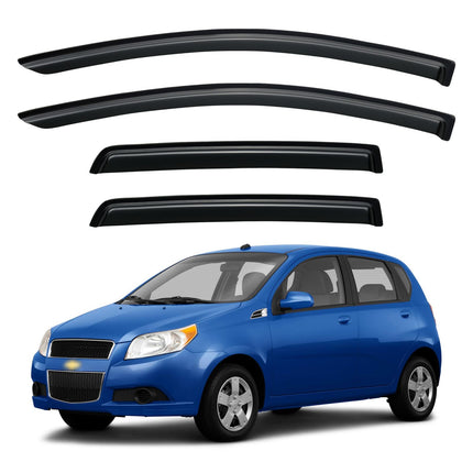 Window Visors Rain Guards for 2017-2026 Ford F250-F550 Super Duty Crew Cab