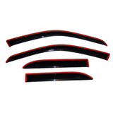 AVS] In-Channel Rain Guards For 2016 - 2023 Toyota Tacoma DOUBLE/EXT CAB ONLY | Window Vent Visors, 4 pcs. - Smoke | 194768