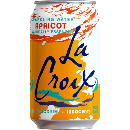 La Croix Sparkling Water Apricot, 12oz Cans (12 pack)