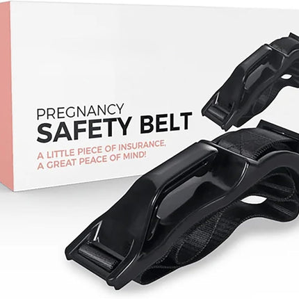 Mimibelt Universal Fastening Straps for Car Seat Cushions - Adjustable Extension Bands, Black