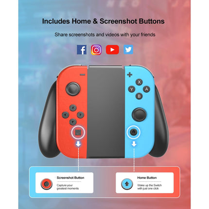 Myloso Wireless Controller for Switch,Wireless Gamepad Switch Controller Support Motion Control/Dual Vibration（HL1）