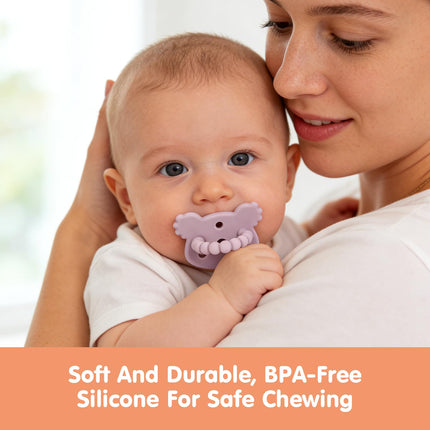 Teether Pacifier, Infant Teething Relief, Chewing BPA Free