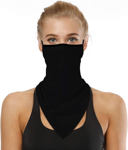 Neck Gaiter Face Mask Bandanas for Men Women UV Face Scarf Cover Ear Loop Hole Facemask for Fishing - photo 2