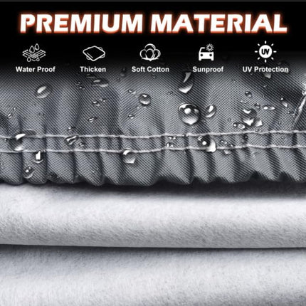 Coverlex All-Weather Je-ep Cherokee Car Cover - Waterproof Heavy Duty SUV Cover Custom Fit for 2014-2026 Cherokee Latitude, Limited, Trailhawk, Overland, Laredo