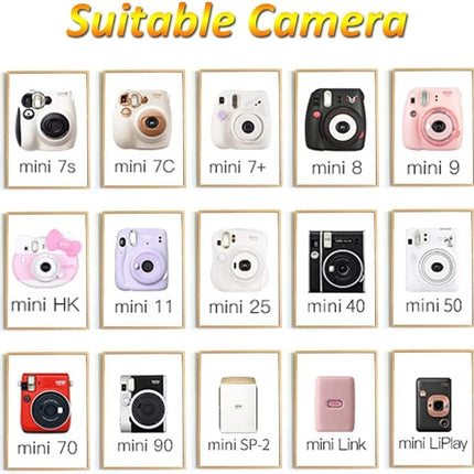 Fujifilm Instax Mini Instant Camera Film with Sandisk 32 GB USB Flash Drive + 2 x Mini Twin Packs (40 Sheets) and Buzz-Photo Microfiber Cleaning Cloth