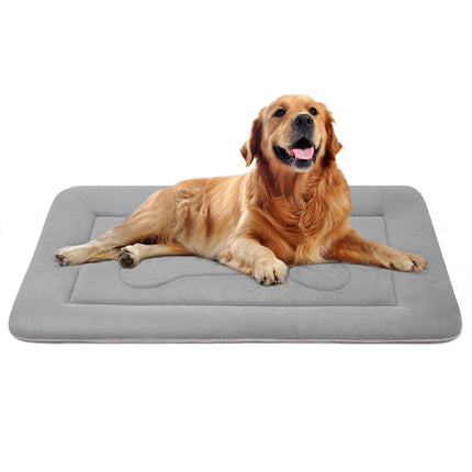Cama suave para perro grande, almohadilla para jaula de perro de 42 in, base antideslizante, colchón lavable para dormir perros, camas para mascotas, camas para gatos, almohadillas para perreras