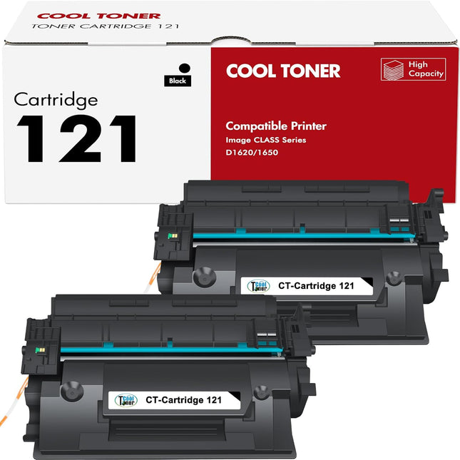 121 Black High Yield Toner Cartridge 2-Pack
