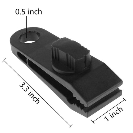 Tarp Clips, Clamps Withstand 60mph Strong Wind, 10 Pack