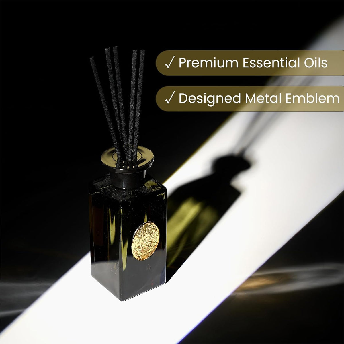 6.3 oz Large Reed Diffuser Set | Bamboo Scent Oil Diffuser with Sticks | Hotel Collection Non-Toxic - photo 5