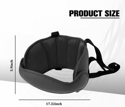 Adjustable Soft Car Seat Head Support Band - photo 2
