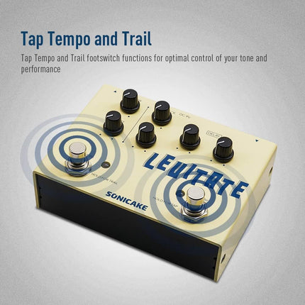 Delay Reverb 2 in 1 Guitar Effects Pedal Digital