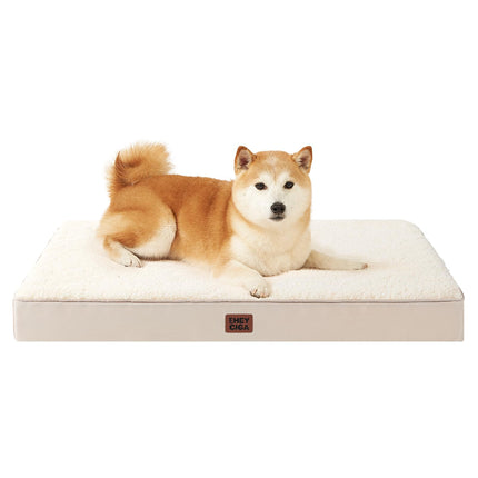 Cama ortopédica para perros grande con funda extraíble lavable, 41IN gris