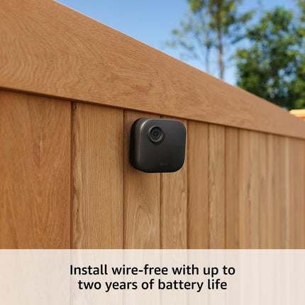 Outdoor 4 – Wireless smart security camera, two-year battery life, two-way talk. Required Sync Module not included – Add-on camera