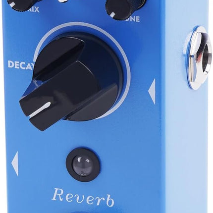 AITONE Guitar Reverb Pedal Mini Digital Metal Effect Pedal with 3 Modes Church Plate Studio 32 bit Audio True Bypass for Electric Guitar (AT-02)