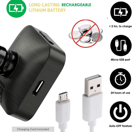 KLIQ EcoTuner - USB Rechargeable Clip-On Tuner for All Instruments (with included charging cable)