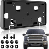 License Plate Bracket for 2024 2025 Ford F-150 Accessories, Front Bumper Mount Frame Holder No-Drill fits 2.7L 3.0L 3.5L RL3Z-17A385-BA