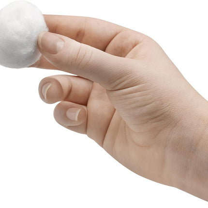 Amazon Basics Cotton Balls for Skincare, Makeup Removal, Cotton, Hypoallergenic, 200 Count (Previously Solimo)