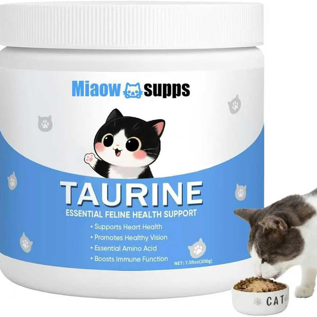Taurine Powder for Cats, Immune Support, Boost Energy & Vitality