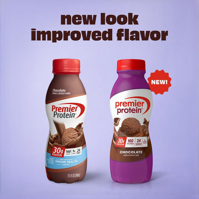 Shake, Chocolate, 30g Protein, No Added Sugar, 24 Vitamins & Minerals to Support Immune Health, 11.5 fl - photo 2