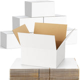 40-Pack-Small-Shipping-Boxes-8x8x4, Corrugated-Cardboard-Boxes-for-Packaging-Small-Business, White-Boxes-Mailers