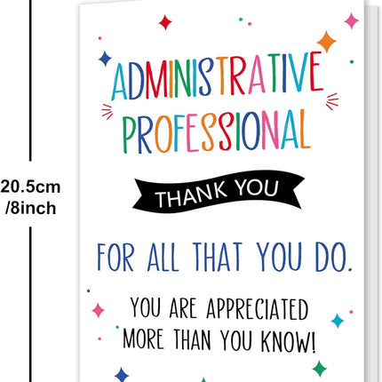 Appreciation Gift & Cards for Administrative Professional, Administrative Professionals Day, Thank You Card & Gifts for Administrative Professional