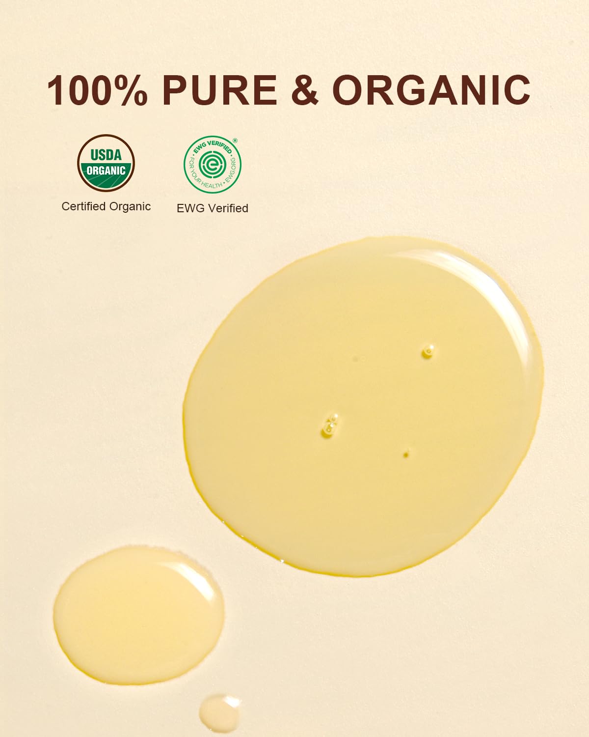USDA Organic Jojoba Oil Cold Pressed 8 fl oz, 100% Pure & Natural - photo 2