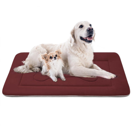 Cama suave para perro grande, almohadilla para jaula de perro de 42 in, base antideslizante, colchón lavable para dormir perros, camas para mascotas, camas para gatos, almohadillas para perreras