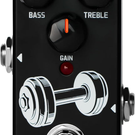 SORAN JBS-01 Booster Mini Pedal for Electric Guitar,Two Selectable Modes, Clean and TS Booster,Sturdy Metal Case,True Bypass,DC 9V