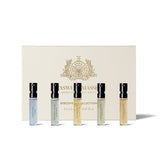 Colección de descubrimiento de fragancias para hombre – set de muestras de 5 piezas – Number Six, Jockey Club, Newport, Distiller’s Lounge y Seaboard Matcha