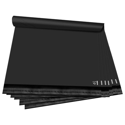 Sobres de envío negros de polietileno 12x15.5 in, bolsas de envío, 100 piezas
