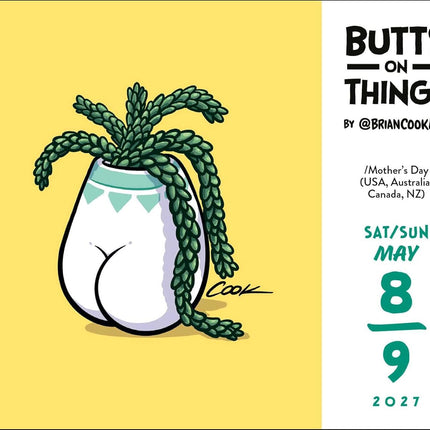 Butts on Things 2027 Day-to-Day Calendar