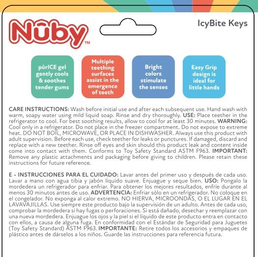Ice Gel Teether Keys for Infants - Blue - photo 4