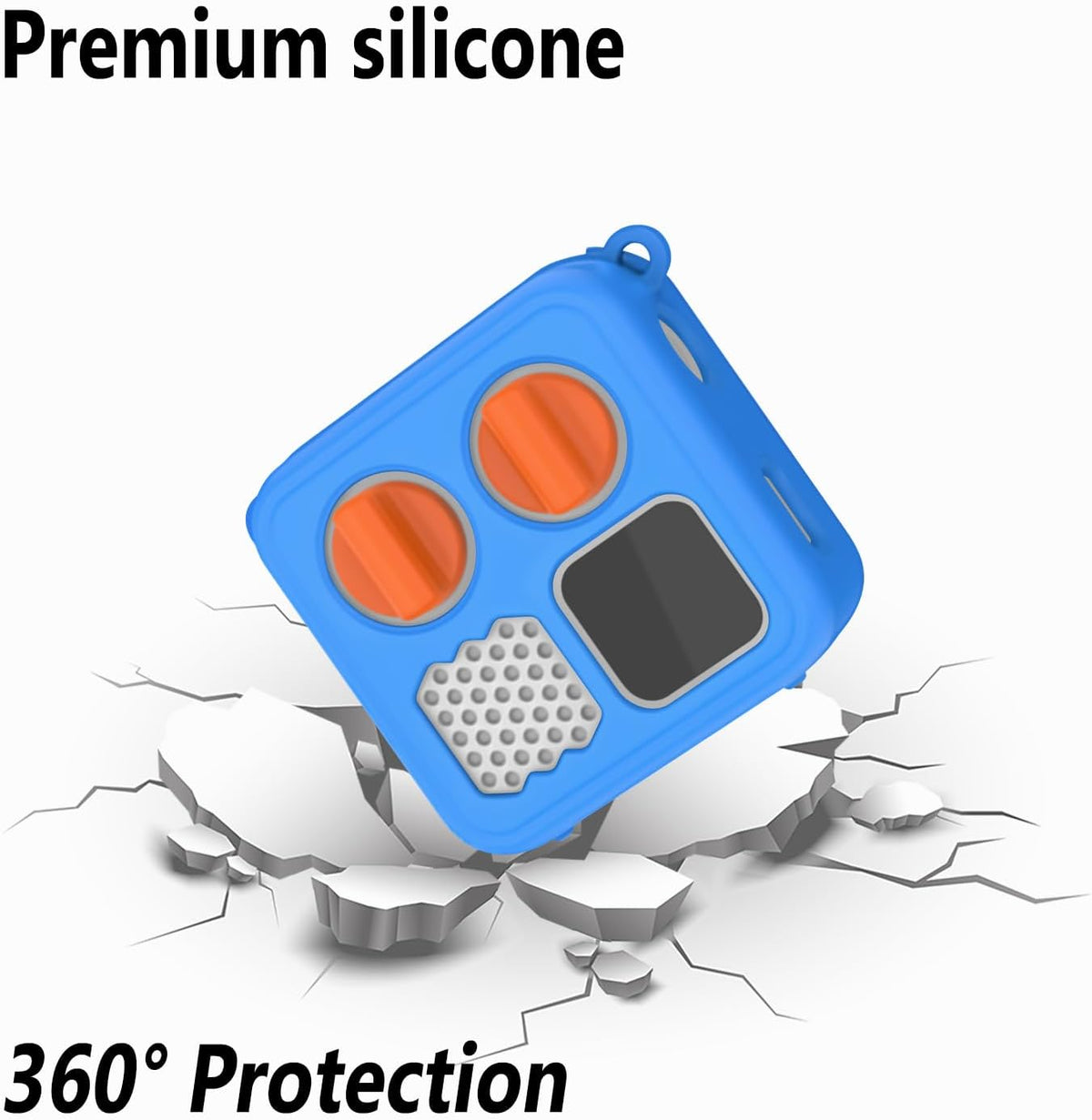 Blue Silicone Cover for Mini 2024 Edition with Lanyard - photo 4