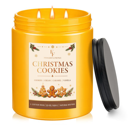 Fall Candles Set, 4 Pack Candles for Home Scented Natural Soy Wax, Autumn Gifts Set for Women Men, Fall Fragrance of Pumpkin/Cinnamon/Vanilla Cupcake/Apple