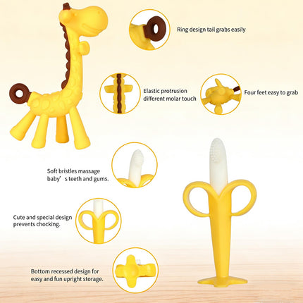 Baby Teething Toys 3-6 Months, Baby Chew Teether Toys