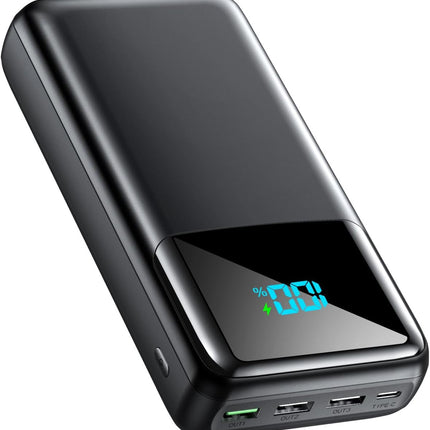 Portable Charger Power Bank 50000mAh, USB-C PD 30W Fast Charging, High Capacity External Battery Pack for Camping, Portable Phone Charger for iPhone 17/16/15/14/13/12/11 Samsung Android (Black)