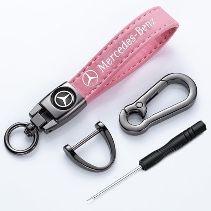 Car Keychain Compatible for Mercedes Benz Series Key Chain Ring Accessories for Man and Woman Interior Accessories