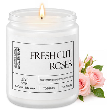 Sage Citrus Scented Candle, Soy Wax 7 oz