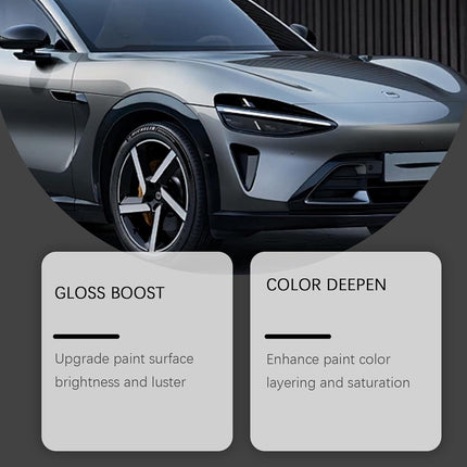 Ceramic Car Coating Kit - Crystal Serum, 100ML Advanced Ceramic Coating for Cars, Deep Gloss, 9H+ Hardness for Automotive Paint Protection, Gloss Hydrophobicty Anti Scratch (100ml)